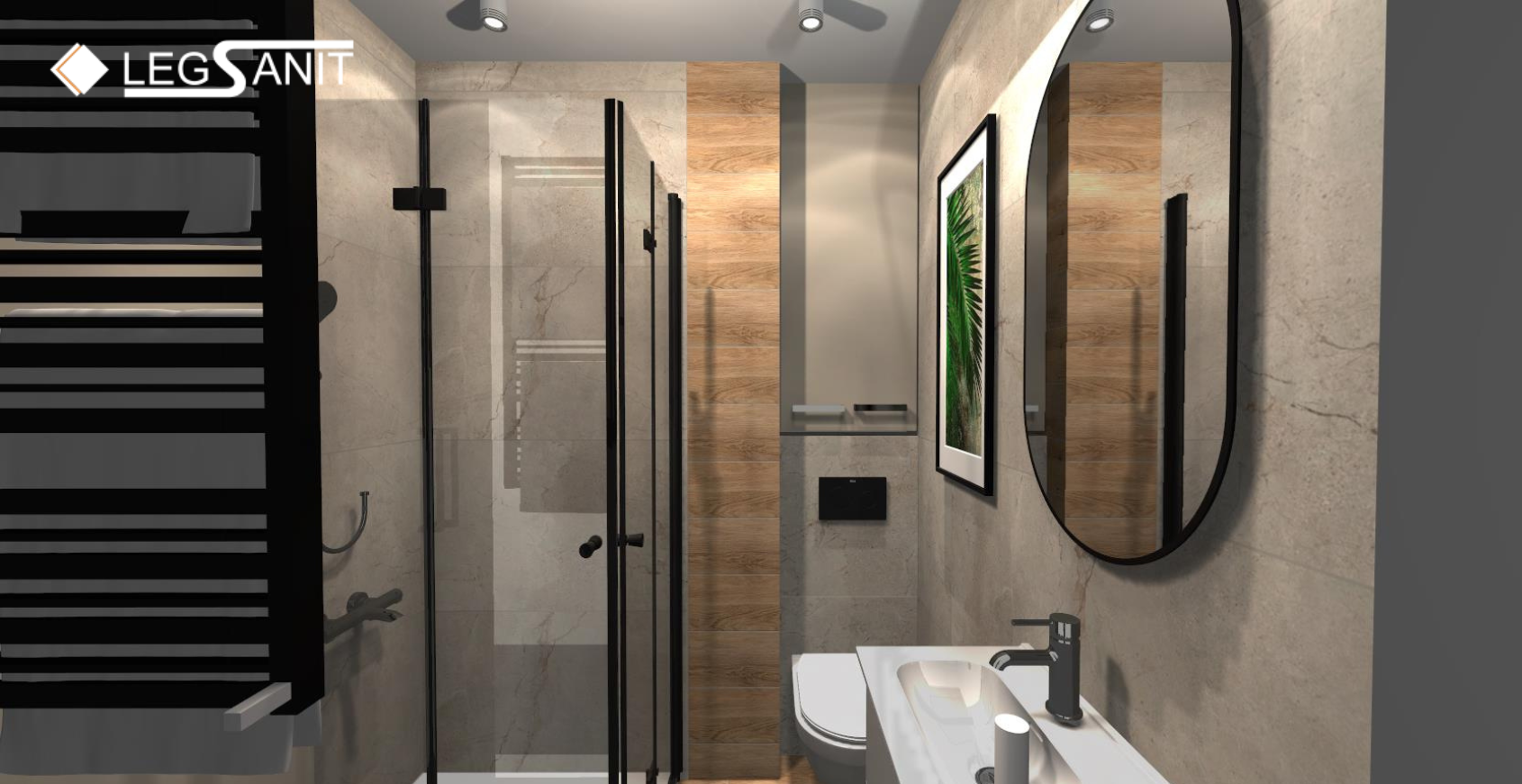 Read more about the article Małe wnętrze, wielki efekt – projekt łazienki 2,44 m²