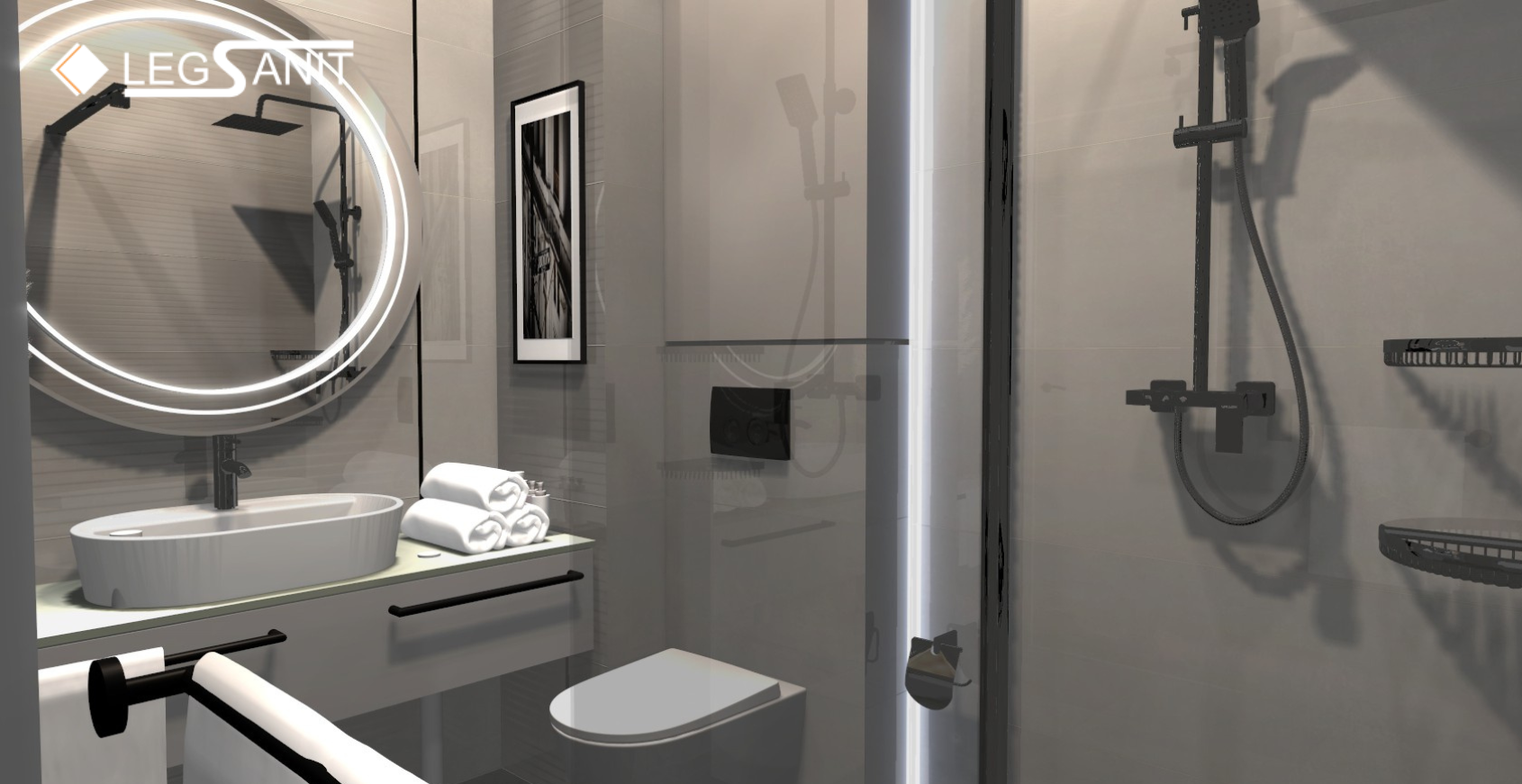 Read more about the article Łazienka 3,15 m² z prysznicem